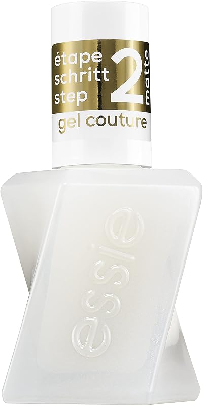 essie Gel Couture Matte Top Coat Clear 13.5ml Gel Nail Polish