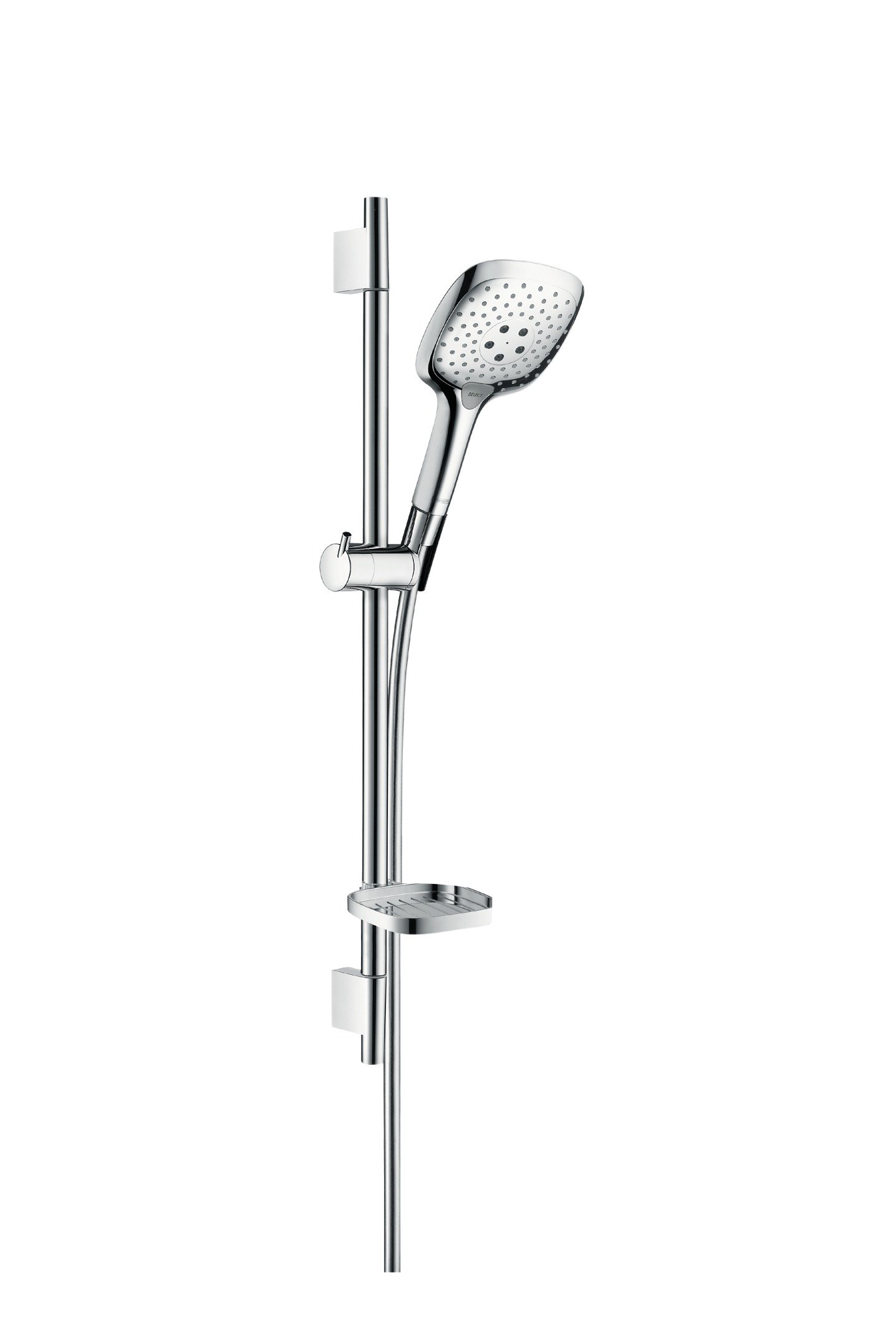 hansgrohe Raindance Select E Shower set 150 3jet with shower rail 65 cm and soap dish
