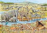 Out of Africa, A 35 Piece Tray Puzzle by Cobble Hill