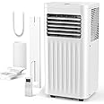 ZAFRO NPLH5A-05C/X1E AC 8,000 BTU Portable Air Conditioners, 8000BTU With Drain Hose, White