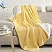 NTBAY Cotton Oversize Cable Knit Sherpa Twin Blanket for Couch (60
