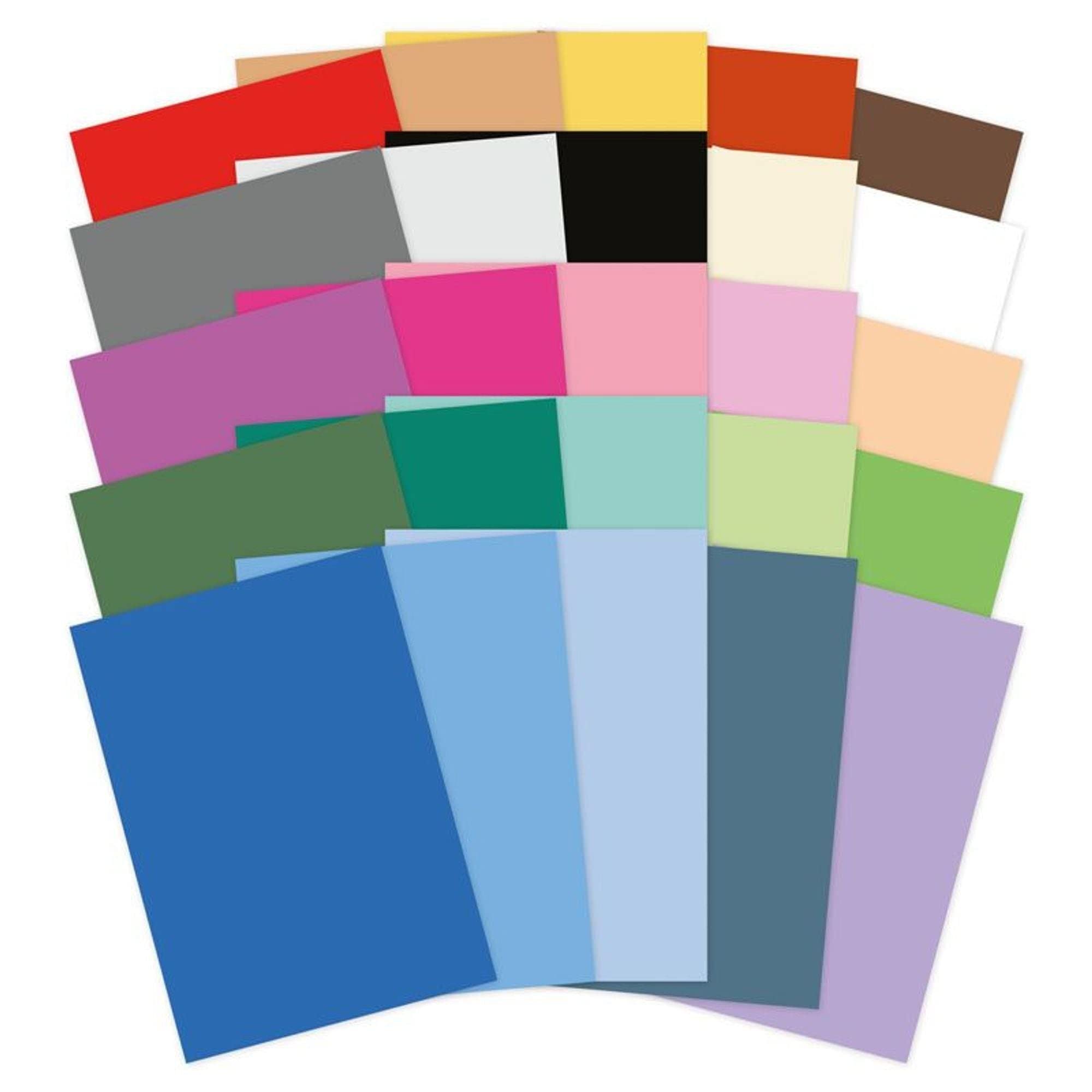Hunkydory Crafts Adorable Scorable 2021 Core Colourways Collection 50 x A4 Sheets