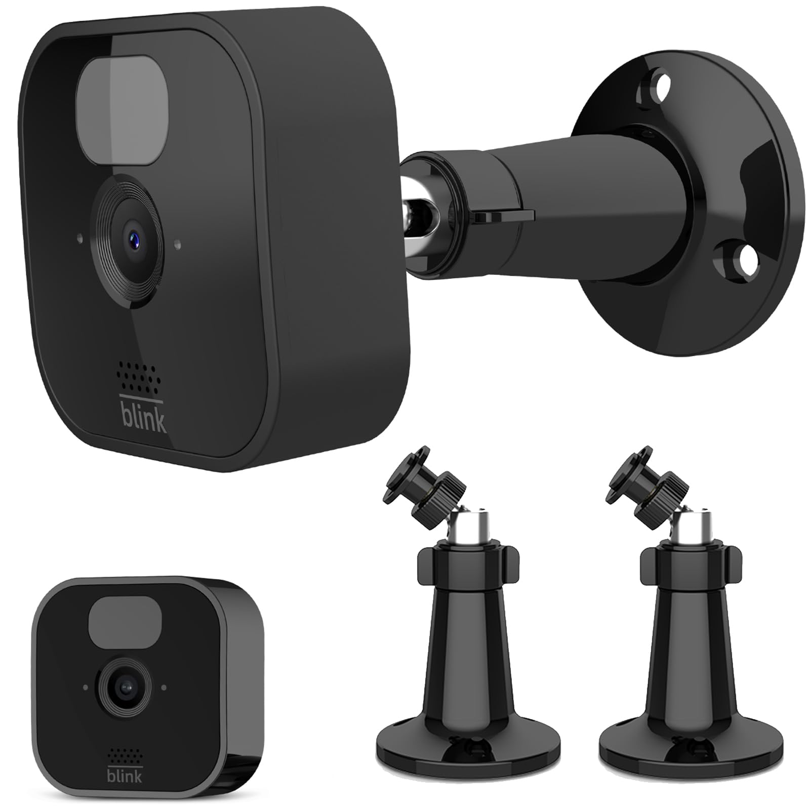 [2 Pack] Outdoor Camera Mount, Wall Mount for Outdoor/Indoor Camera/ Outdoor 4 (4th Gen)/ Mini/Blink XT/ XT2 Camera Mount, 360° Adjustable Bracket Mount