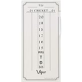 Viper Dry Erase Scoreboard, Cricket and 01 Dart Games, White