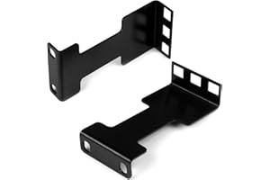 StarTech.com Server Rack Depth Extender - 1U - 4in / 10 cm - TAA Compliant - Recessed Rack Adapter - Rack Mount Adapter Kit - Network Rack Extender (RDA1U)
