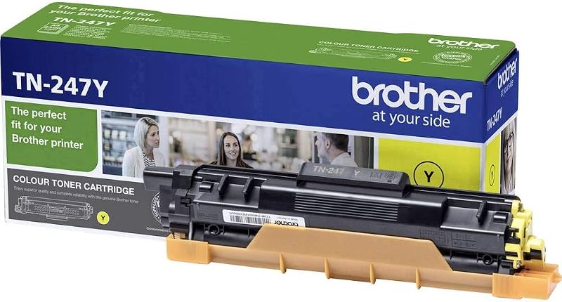 Brother TN-247Y Yellow High Yield Toner Cartridge Genuine