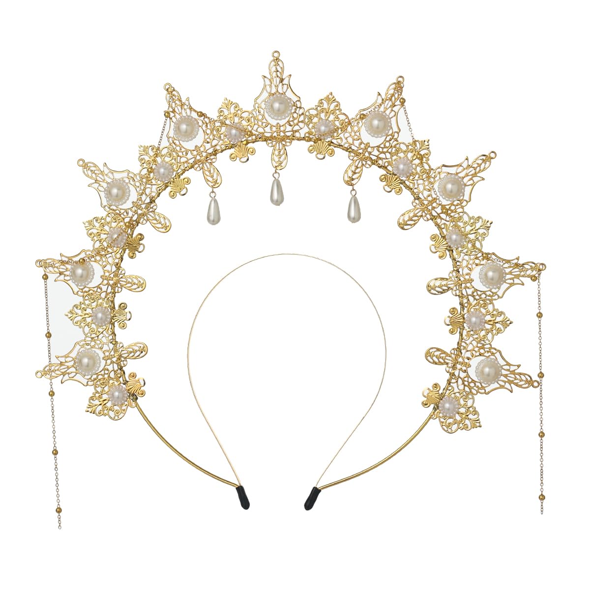 COSDREAMER Halo Crown Mary Goddess Headband Women's Halloween Costume Goddess Headwear (U) — image 1