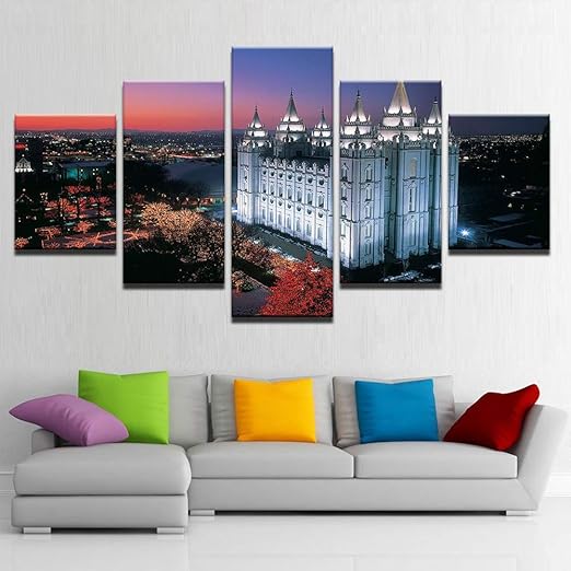 Premium Calidad Lienzo Impreso De Pared Art Poster 5 Piezas 5