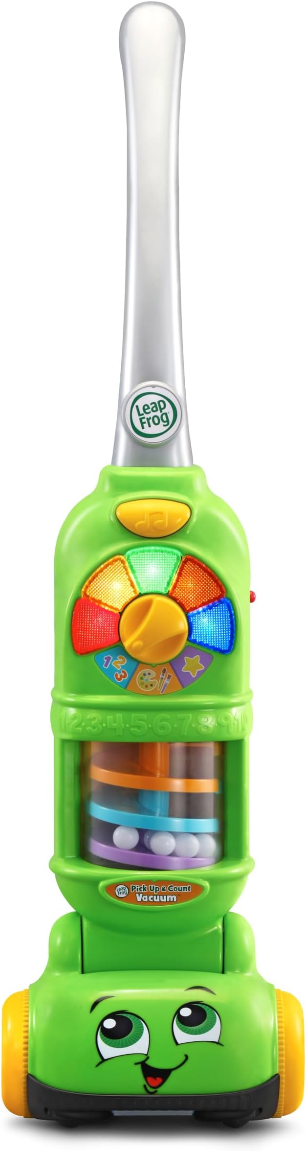 LeapFrog Pick Up & Count Vacuum Toy with Lights and Modes