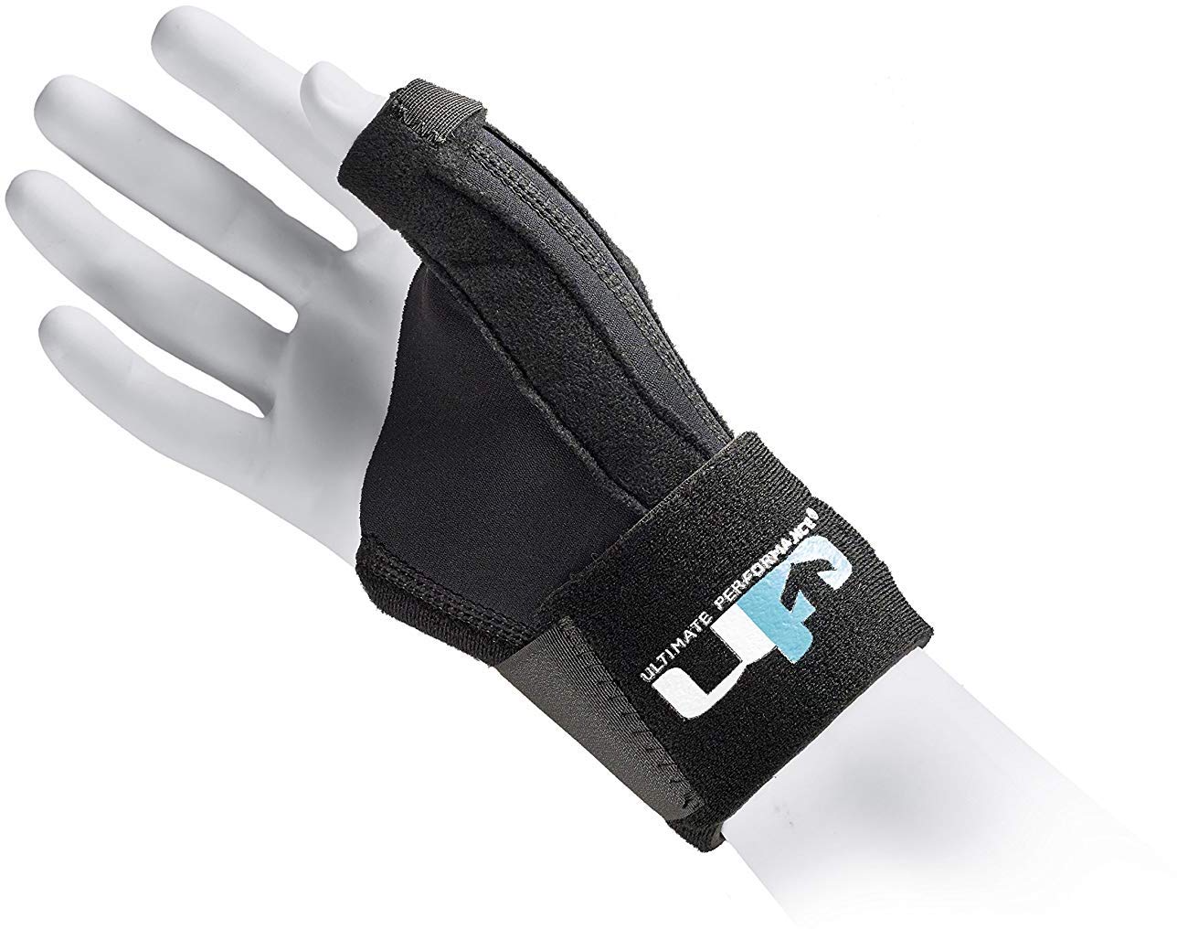Ultimate Performance UP Unisex's Thumb Stabiliser Splint-Black, One Size
