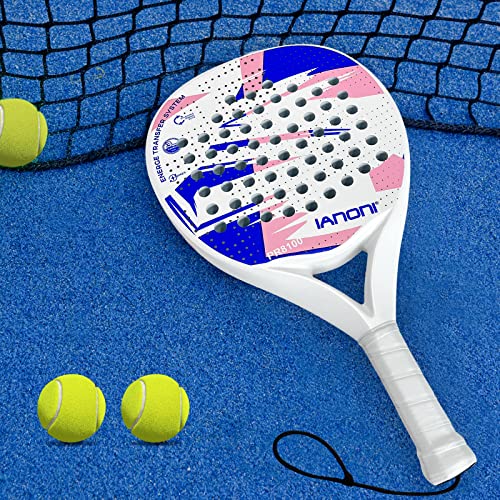 Premium Padel Racket, 100% Carbon Fiber