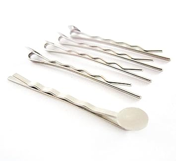 Buy 40 Bobby Pin Pins Stick Metal With Pad For Girls Wedding And