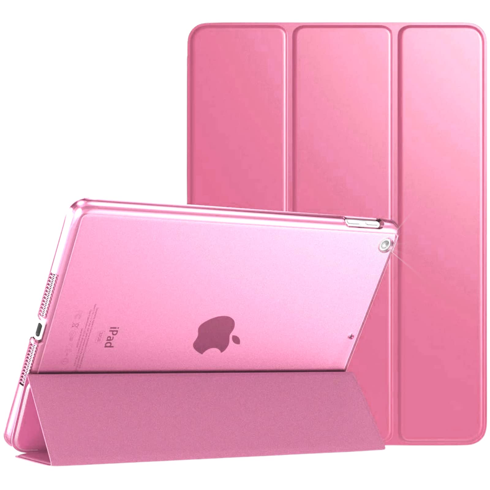 For Apple iPad Case Air 2 (2nd Generation 2014, 9.7-Inch) - Model No. A1566 / A1567 - Auto Wake/sleep - Smart Magnetic Leather Cover (Pink)