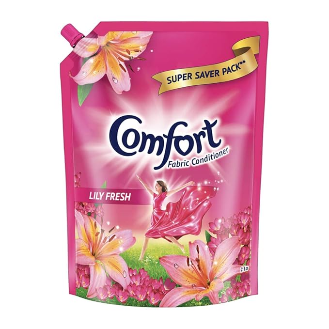 Comfort After Wash Fabric Conditioner (Fabric Softener) Pouch, For Softness, Shine And Long