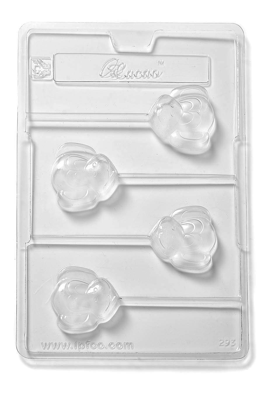 Cacao | Monkey Lolly Chocolate Mould 4 Cavity