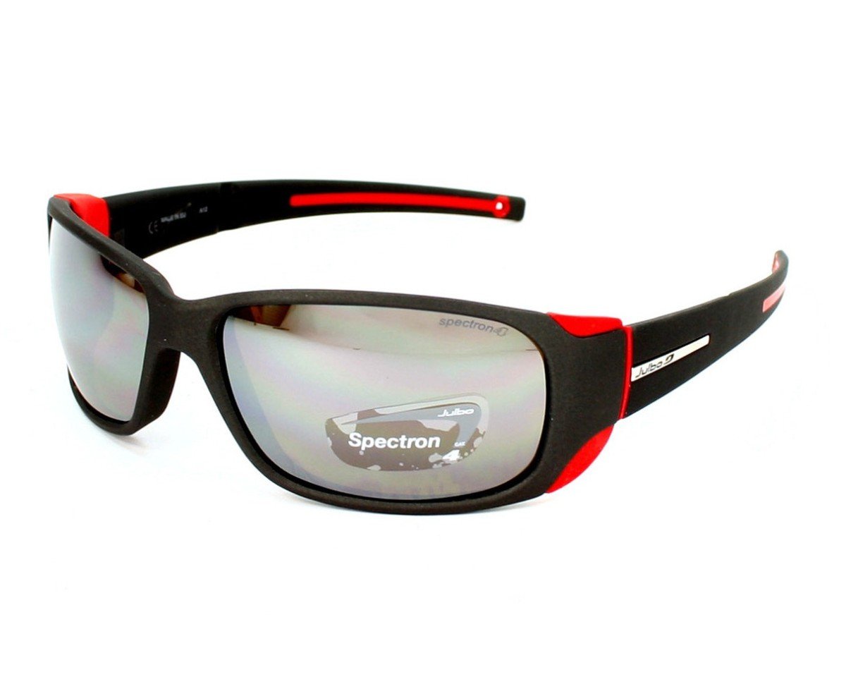 Julbo Sunglasses - MONTEBIANCO - Men - Matt Black/Red - Category 4