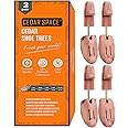 Cedar Space Wooden Shoe Stretcher Tree, 6.5-14 Sizes Cedar Wood Shoe Trees,2/4PC Shoe Stretcher for Men, Sneakers,Boots