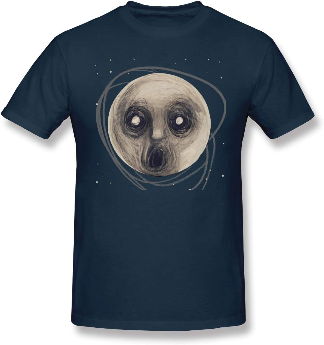 Daaopling Men Steven Wilson The Raven That Refused to Sing Cool T-Shirt Navy with Short Sleeve