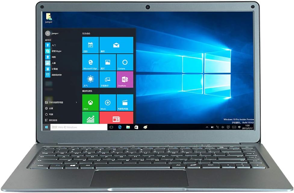Jumper EZbook X4 14.1" FHD Windows 10 Laptop, Intel Apollo Lake N3350 CPU, 8GB RAM, 128GB Storage, Windows 10, Supports up to 256GB TF Card extension and M.2 SSD extension