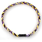 MapofBeauty 18" Fashion Three Colors Three Braided Rope Sport Tornado Necklace