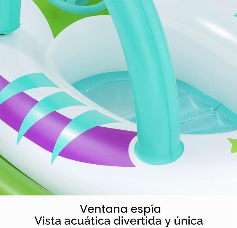 Barca Hinchable para Bebés Bestway® Space Splash™ con Parasol