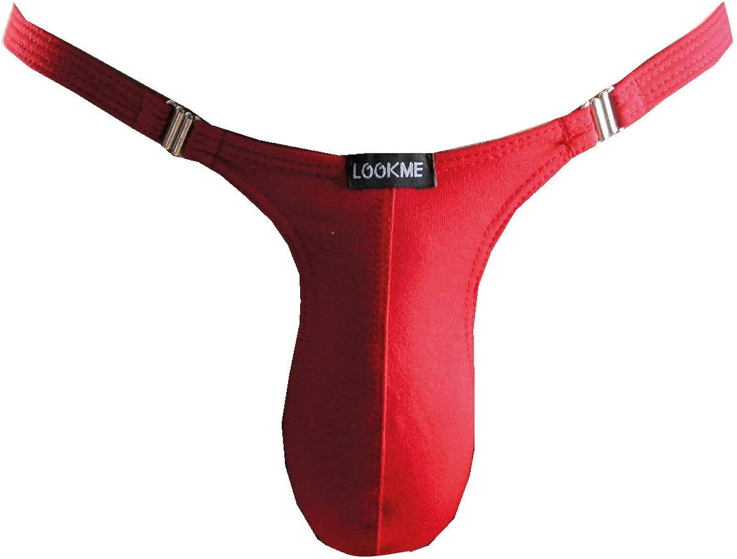 LOOK ME Roter Herren String Tanga dehnbar und Blickdicht/Knapper Männer ...