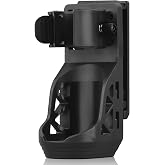 ULTRAFIRE Tactical Flashlight Holster, W66 Rotatable Flashlight Holster for Duty Belt, Flash Light Holder with Lever Side Lock System, Only Suitable for 0.9"-1.2" Diameter Flashlights