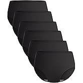 BAMBOO COOL Women's Underwear Soft Panties for Women Full Coverage Ladies Underpants Full Coverage Briefs,6 Pack