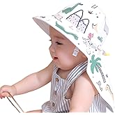 Baby Girls Wide Brim Sun Protection Hat UPF 50+,Foldable Baby Girl Boy Kids Sun Hat