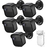 5 Pack Camera Mount for Blink Outdoor 4/2K+/3rd Gen,Blink Module Core Mount | 360&deg; Adjustable Wall Mount,Flexible Angles, Weatherproof Protective Housing for Blink Outdoor Camera(Camera is Not Included)