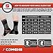 COMENII Plantar Fasciitis Socks Better Than Night Splint for Men & Women, Compression Foot Sleeves Increase Circulation, Ankle/Heel Brace Arch Support Relieve Pain Fast and Ease Swelling(Samll)