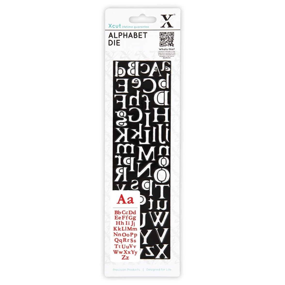 Xcut Alphabet Dies, Centurion, Carbon Steel, Art & Craft, Cutting Tool Supplies, For Beautiful Decoration, Card Making, Gift Tag, Wrapping, Scrapbooking, Invitation Making, Crafters Companion