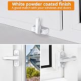 Neoteck White Sash Jammers 8pc Zinc Cast Alloy UPVC/PVC Door Window Locks view 5