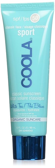 coola classic face sport spf 50 white tea