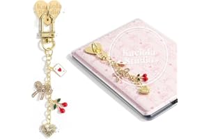 Kaciola Charm Chains for Kindle, Cute E-reader Phone Charm Bracelets Accessories Gift for Reader Booklovers Women Men, Charms
