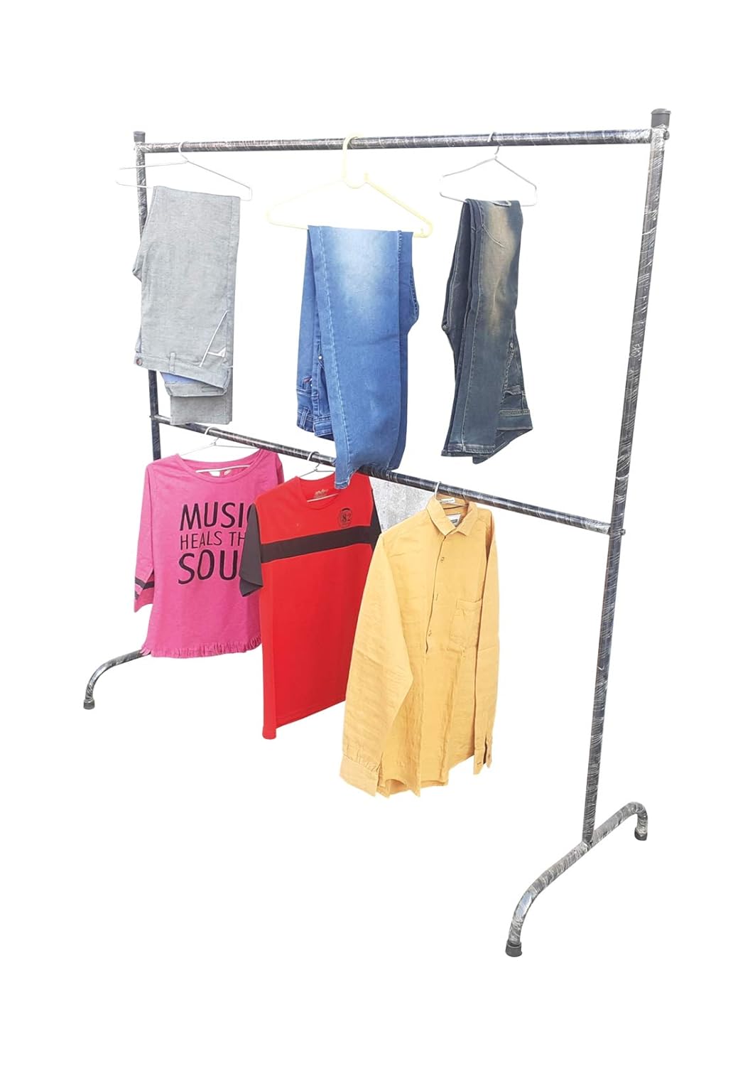 VIMART Exhibition and Showroom Clothes Rail 5 FT HIGH x 5 FT Wide/Coat