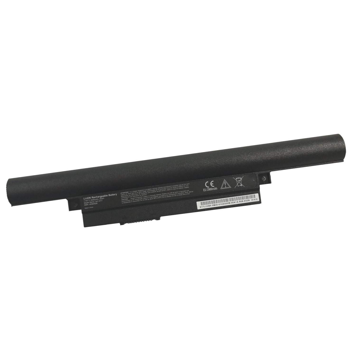 Hubei A41-D17 40064926 Replacement Laptop Battery for Medion Akoya E7415 E7415T E7419 E7416 P7647 P7643 E7420 P7643(15V 3000mAh 45Wh)