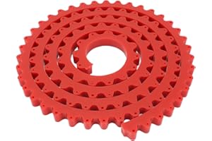 Sunisfa Woodworking Gear Driven Profiling Strip, Flexible Curve Template Guides for Complex Shape Contour Tool, Designed with