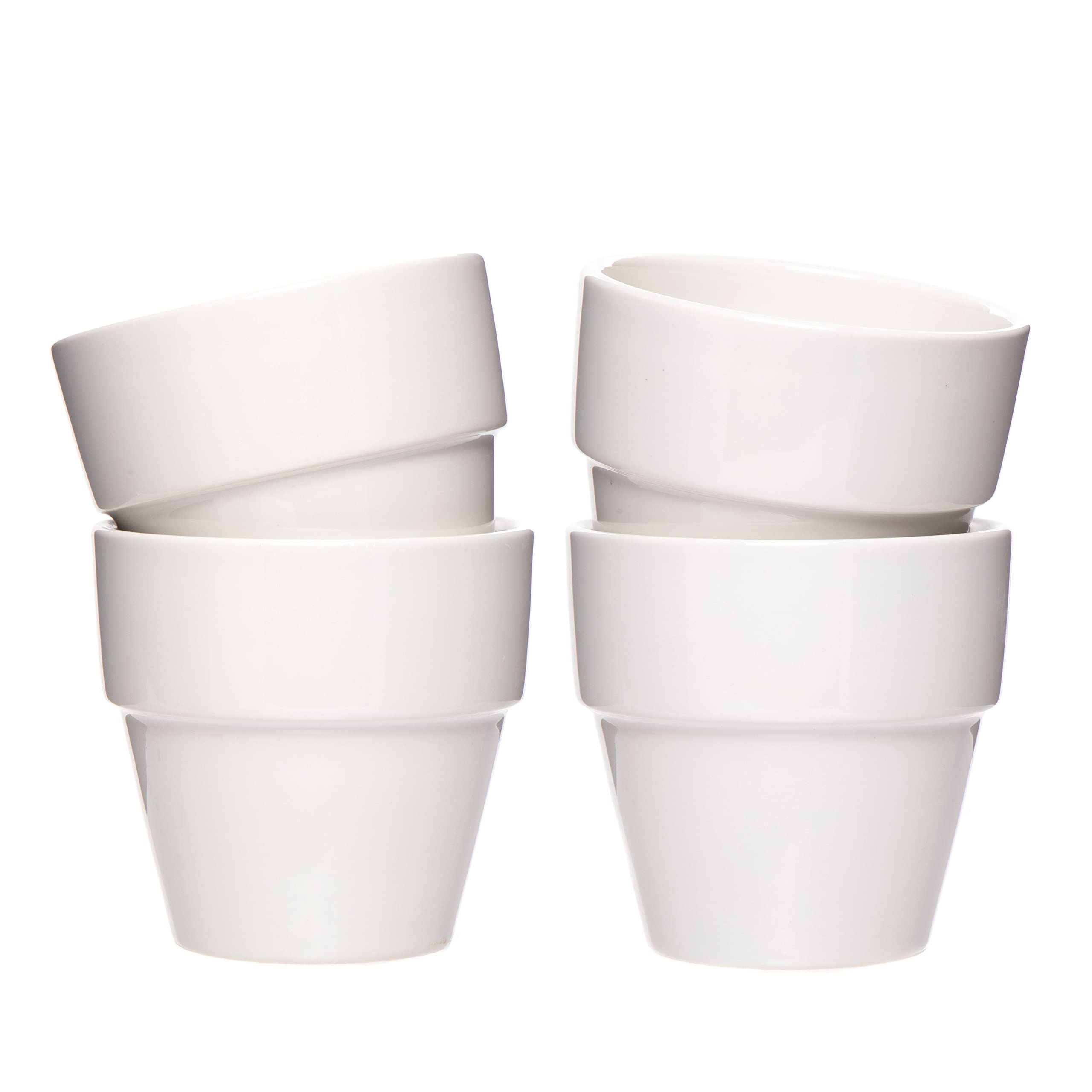 Baker Ross EK162 Mini Porcelain Flowerpots (Pack Of 6) For Kids To Decorate — image 1