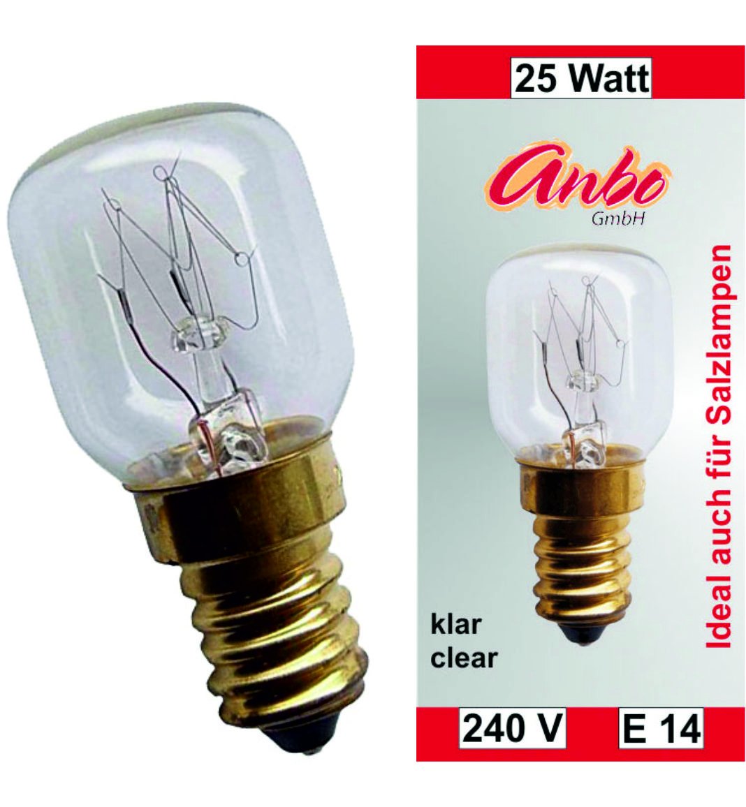 5 pcs bombilla E14 - 25 Watt para sal Lámpara y nevera no 2915 ...