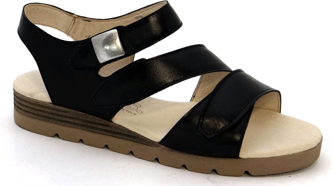 extra wide flat sandals