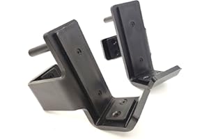 ABIPHOP J Hooks for Power Rack 3x3 J Cups for Squat Rack with Nylon Anti-Slip Pad 0.39Inch Thick Solid Steel -1500lbs Capacity for Weightlifting, Strength Training Power Cage Attachment