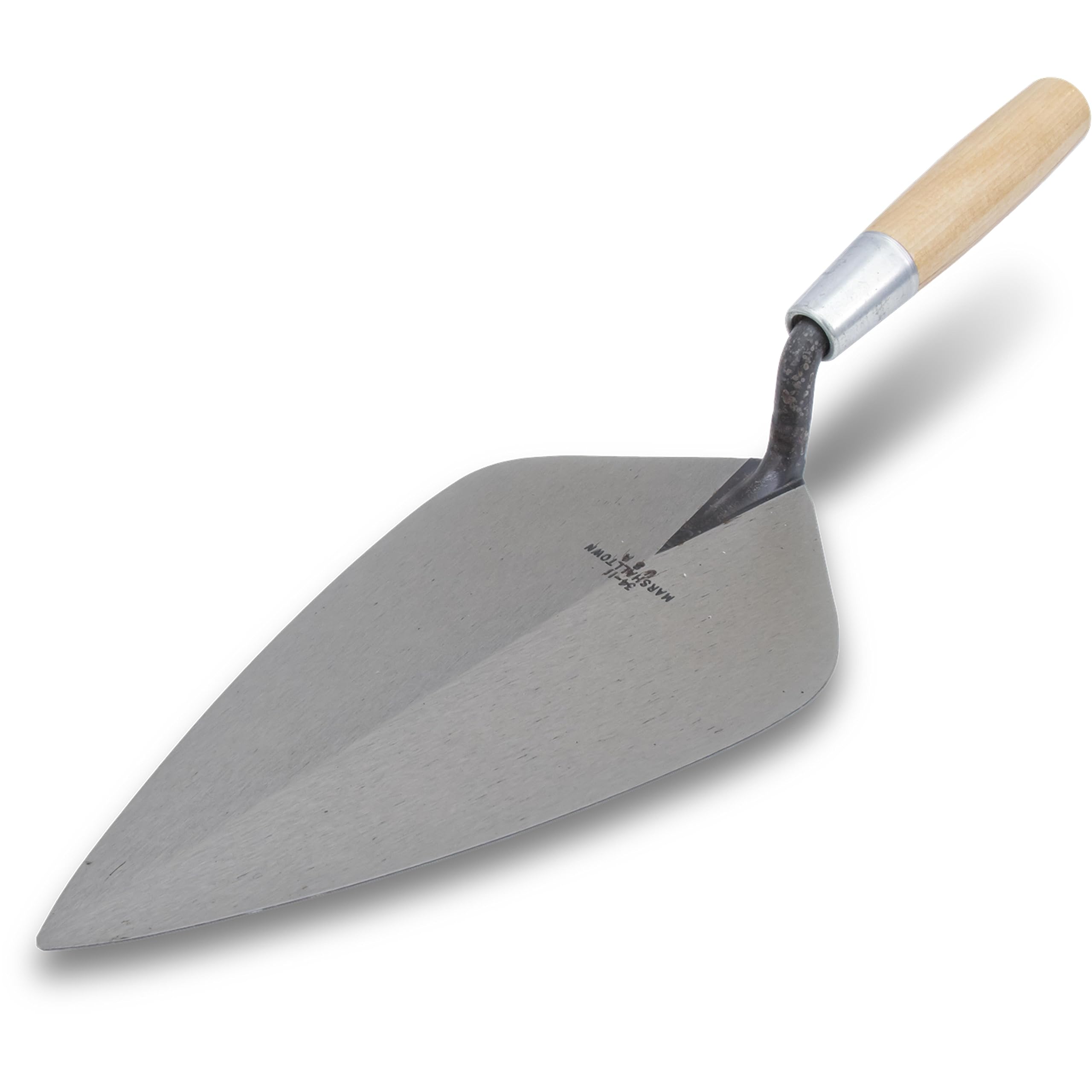 Marshalltown 341012 10.1/2-inch Brick Trowel Wide London - Wooden Handle