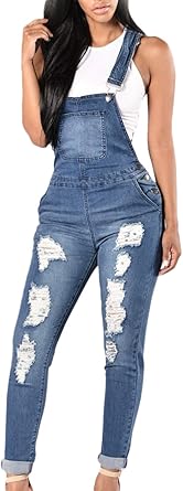 jean overall jumpsuit