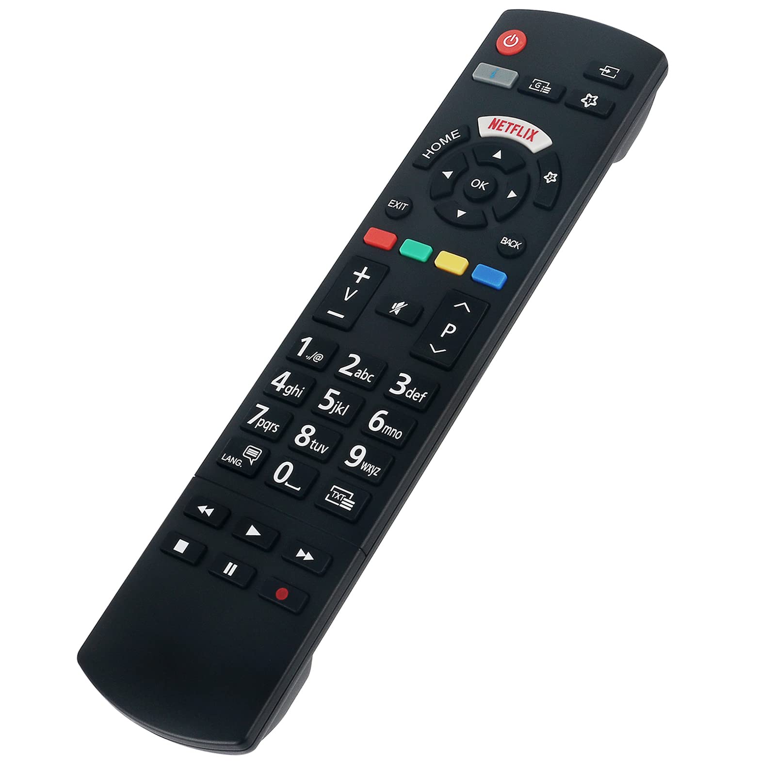 RC42128M Replacement Remote Fit for Panasonic TV TX-65GX565 TX-24CS350E TX-43GS350E TX-43GX550E TX-43GX555E TX-43GX559E TX-43GX600E TX-43GX610E TX-43GX623E TX-43GX625E TX-43HX580E