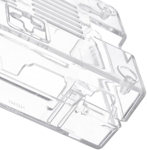 BouBou Caja De Montaje Transparente Protectora del Gabinete para Raspberry Pi 3 Modelo B +