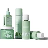 Divi Hydrating Hair Care Discovery Kit, Includes Travel Size Shampoo, Conditioner, 15ml Scalp Serum, Dry Shampoo, Whipped Mask, Removes Scalp Buildup, Hydrates, and Nourishes Hair, 5 Piece Set
