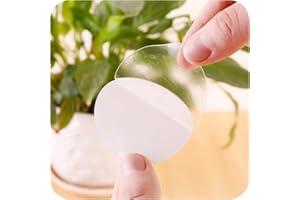 OYEAA 4 Mounting Tabs 2.36 Inches Double Sided Clear Acrylic Adhesive Disk Round Tough Sticky Tape Perfect for Decorations, D