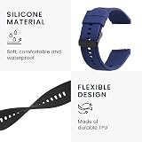 kwmobile 2x Silicone Straps for Xiaomi Watch S4 S3 S1 Active Redmi Watch 5 view 3