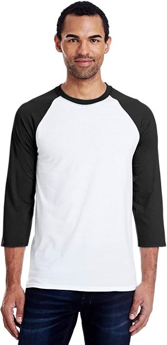 hanes baseball tee